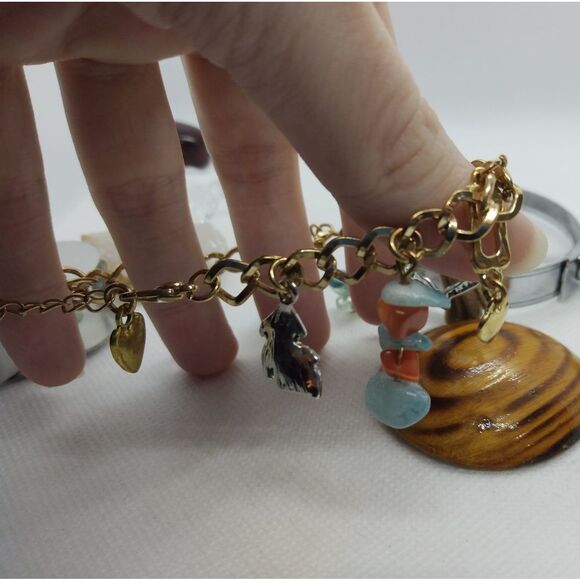 Native American woodland adventure bracelet charm styled - Picture 2 of 2